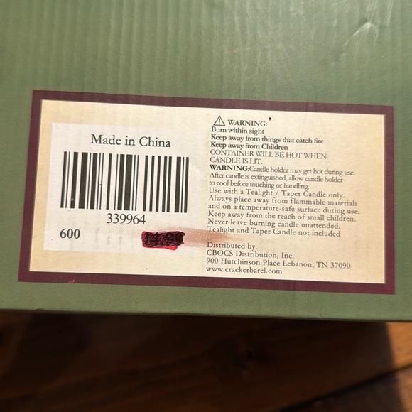 Season of Glory tealight and taper candle holder. Comes with two free candles. - Picture 2 of 4